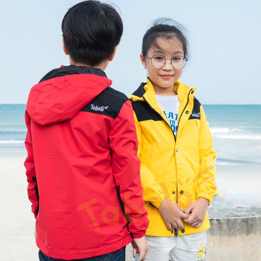 Áo Gió Tabalo Kids Jacket - Áo Khoác Trẻ Em 2 Lớp Chống Nước, Cản Gió, Thấm Hút Mồ Hôi - 1 Đổi 1 Trong 7 Ngày