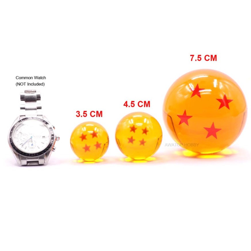 Bộ 7 viên Ngọc Rồng Dragon Ball 7.6cm loại to nhất