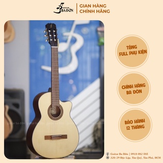Đàn Guitar Classic C100J Ba Đờn Gỗ Hồng Đào Cao Cấp - Tặng Bao Vải + 2 Pick + Capo