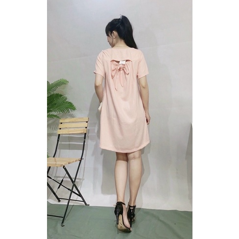 Đầm Liền Tay Ngắn Dáng Suông Cổ Tròn Cao Cấp - Váy Thun Cotton Họa Tiết Chùm Hoa - Váy Xuất Khẩu | BigBuy360 - bigbuy360.vn