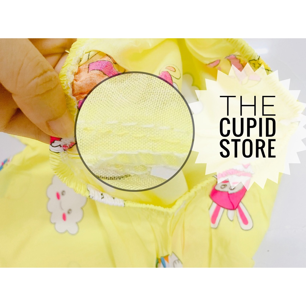 [GS1] Đồ bộ chất liệu tole lanh 2 da loại 1 cho bé gái từ 3-5 kg - The Cupid Store