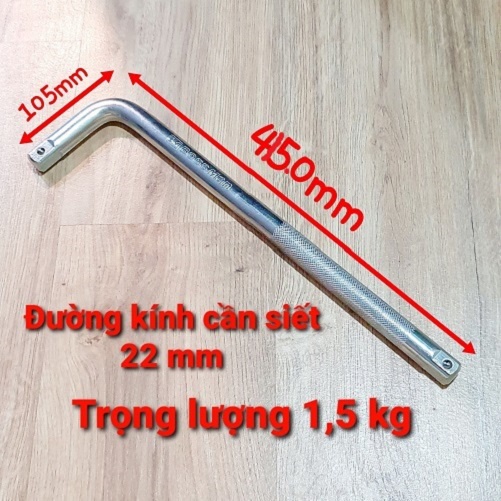 Cần Siết Lực Đầu Cong Chữ L 3/4" Dài 415mm