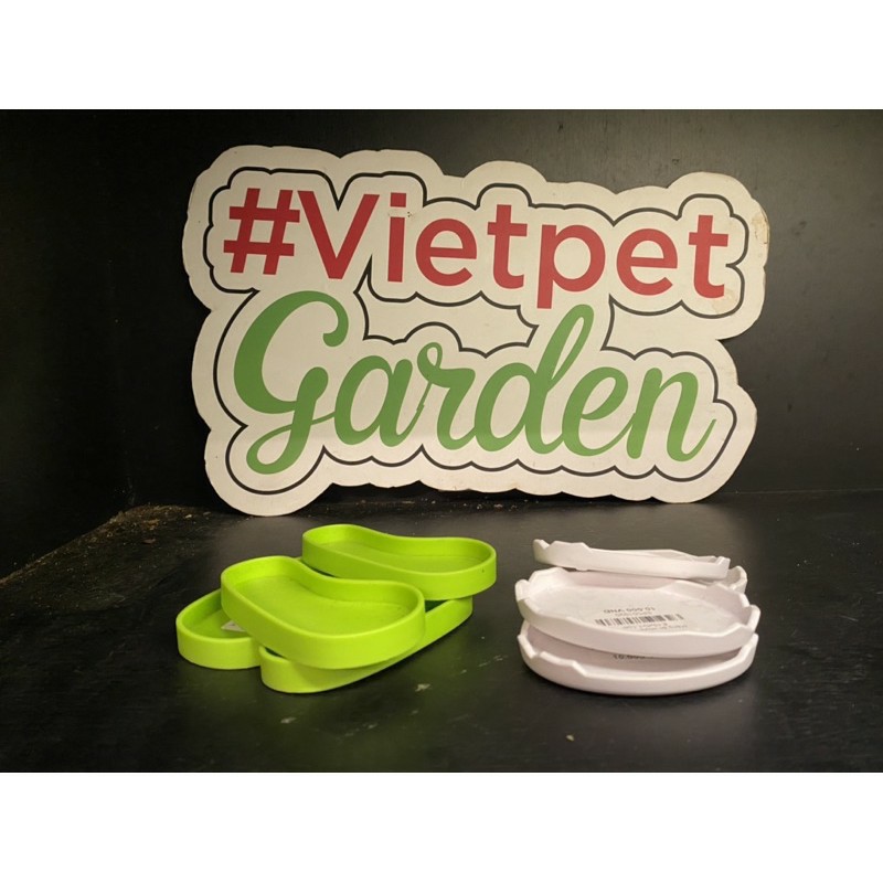 Máng nhựa cho bò sát | Bát ăn cho bò sát | Bát ăn nhựa nhỏ cho thú cưng | VietpetgardenHCM