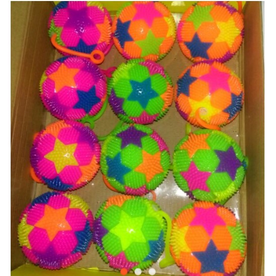 Bóng nhựa mềm phát sáng có dây cầm