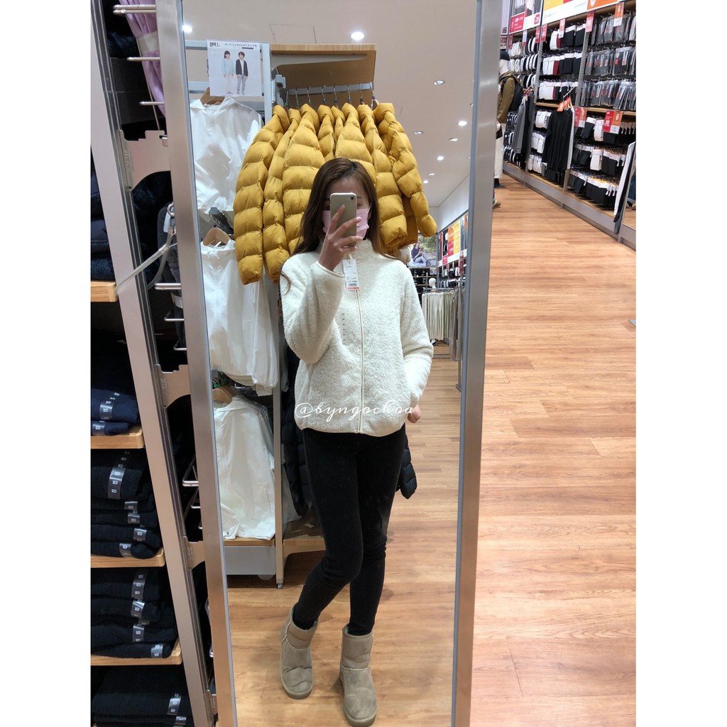 (Đủ bill & video mua hàng) Áo lông cừu kid Uni mua tại Nhật (mẹ và bé mặc được)