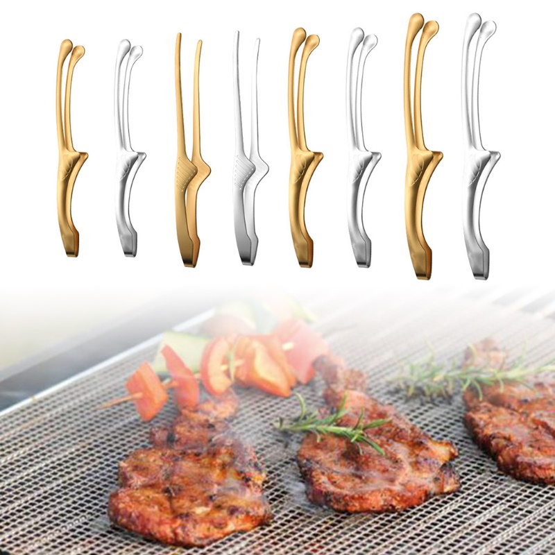 Kẹp Gắp Đồ Nướng BBQ Bằng Thép Không Gỉ