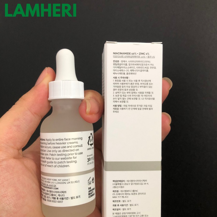 Tinh chất Niacinamide 10% + Zinc 1% - The Ordinary | BigBuy360 - bigbuy360.vn