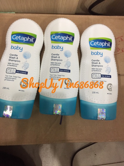 Sữa Tắm Gội Cetaphil Baby Wash and Shampoo (230ml)