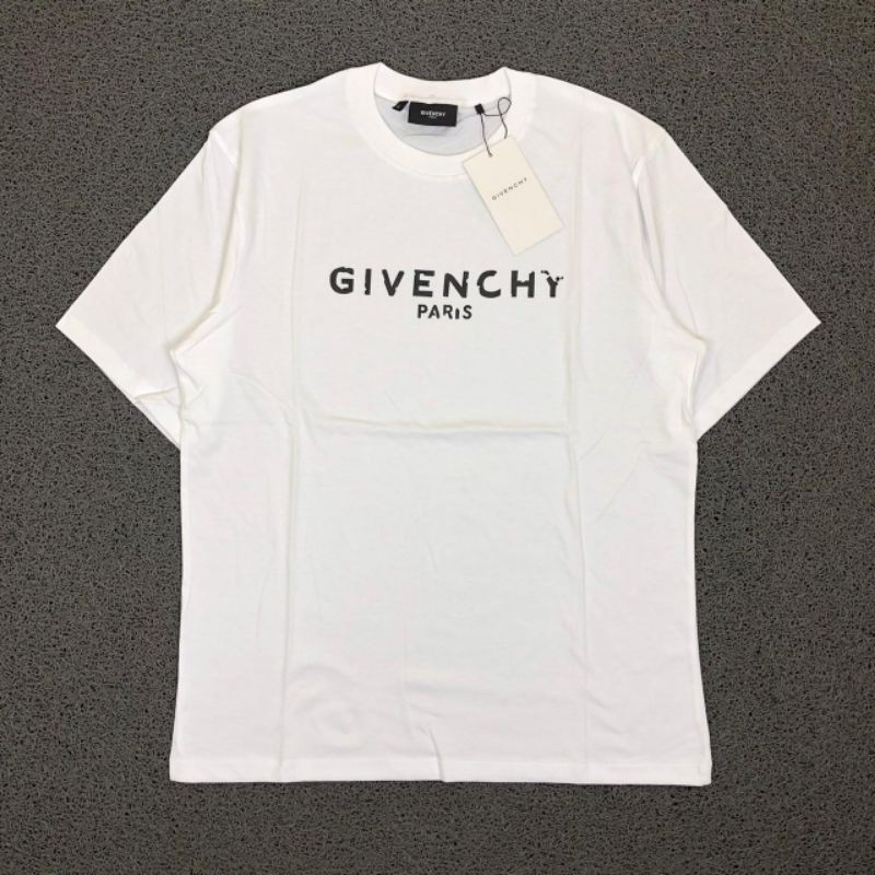 Givenchy Áo Thun Ngắn Tay In Chữ Givenchy Cá Tính