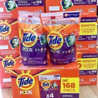 Nước giặt dạng viên Tide Pods của Mỹ 168 viên-mẫu mới