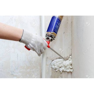 Keo bọt nở Foam Apollo dạng vòi xịt 750ml - trám khe cửa, khe tường...