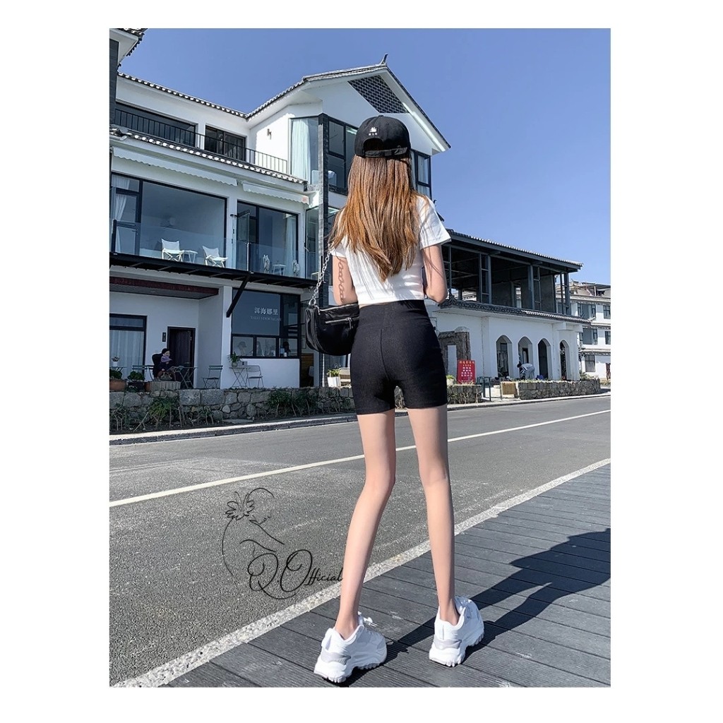 Quần Short Đùi Q Legging Cạp Siêu Cao 7cm hè 2021