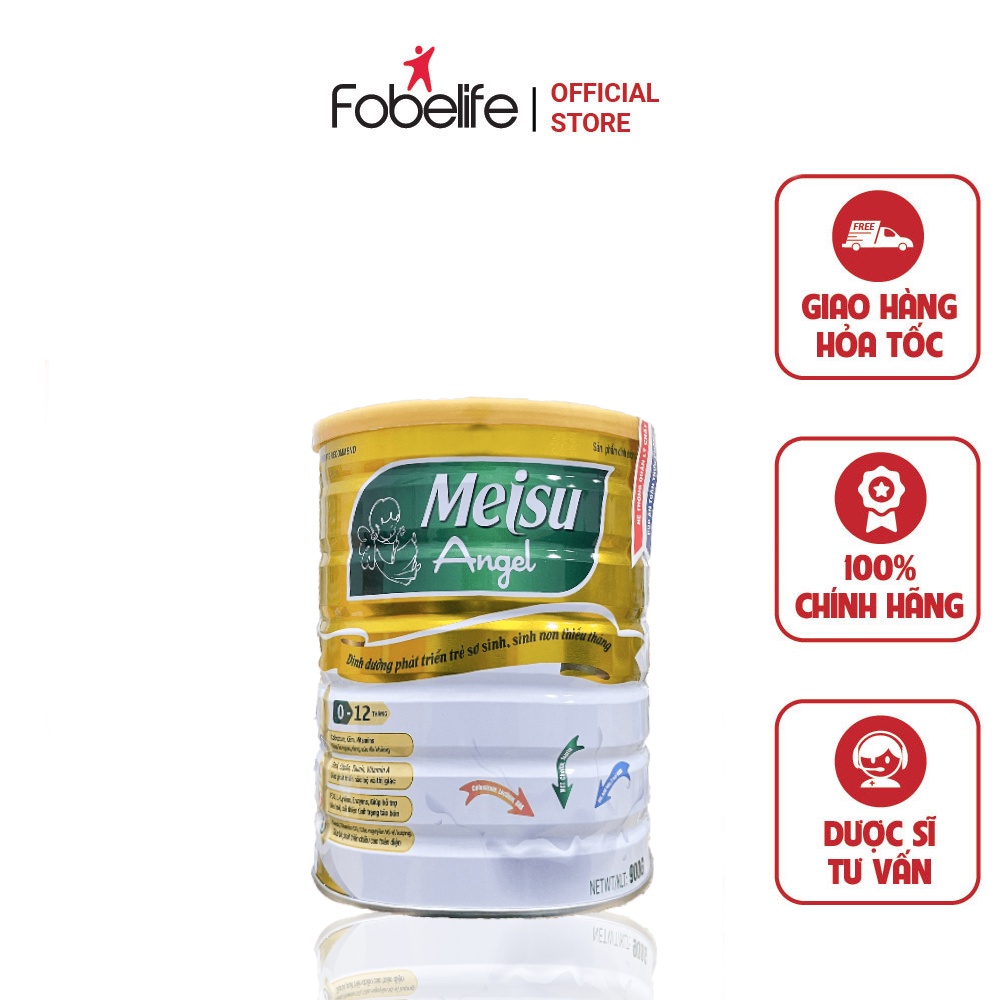 Sữa Bột Mejsu Angel ĐK Cho Bé Dưới 12 Tháng Cung Cấp Dưỡng Chất Hỗ Trợ Phát Triển Thể Chất - Hộp 400g/ 900g