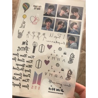 Hình xăm dán bts