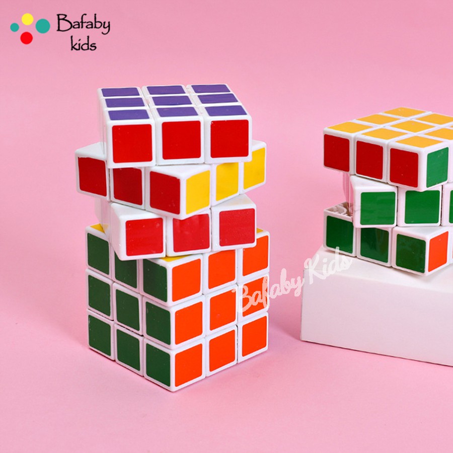 [YÊU THÍCH] Rubik 3x3, Đồ Chơi Xếp Hình Lắp Ráp Xoay Cực Trơn 5x5cm
