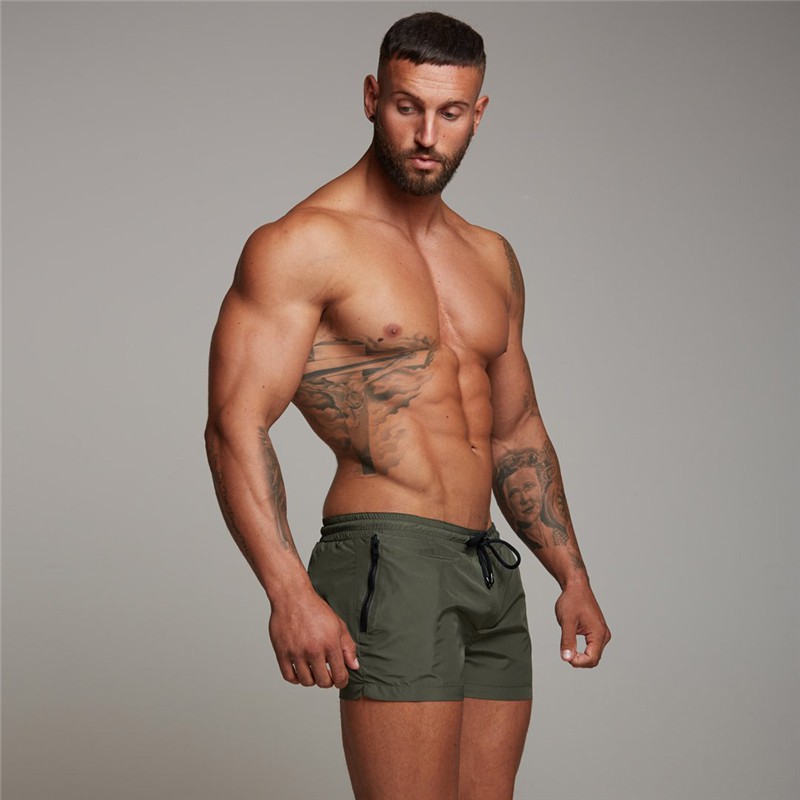 2021 New Brand Summer Fashion Casual Solid Color Sports Shorts