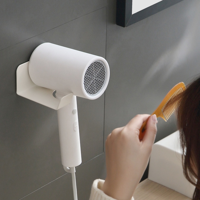 Giá Đỡ Máy Sấy Tóc Gắn Tường Bằng Nhựa Siêu Bền Thiết Kế Đơn Giản Tiện Dụng