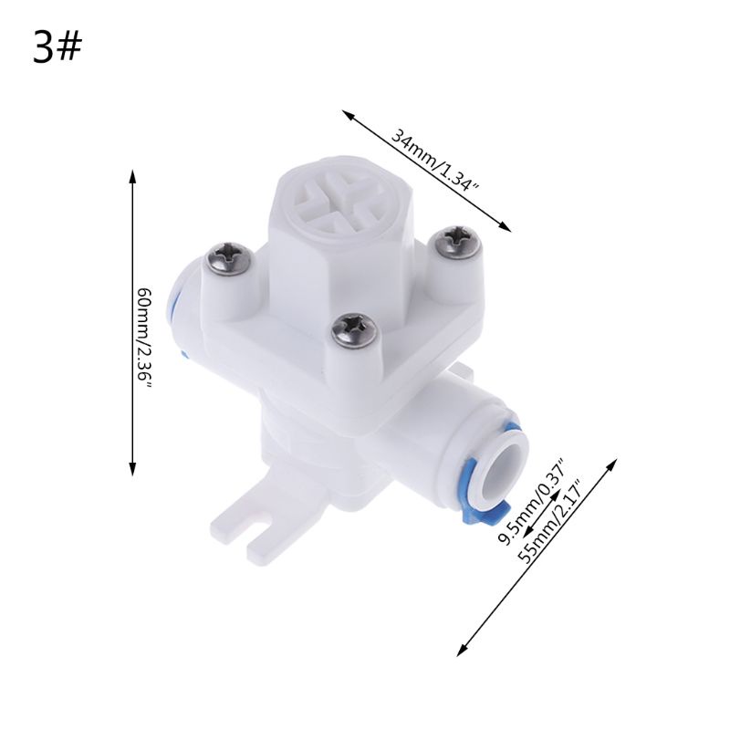 Đầu Lọc Giảm Áp Lực Cho Van RO Hệ Thống Lọc Nước 1 / 4 "3 / 8" Connec