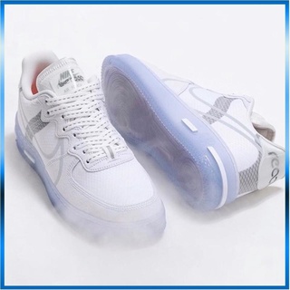 Giày Thể Thao Nike AF1 React White Ice trắng đế dạ quang, Giày Sneaker AF1 Air Force 1 React Nam Nữ Full Box