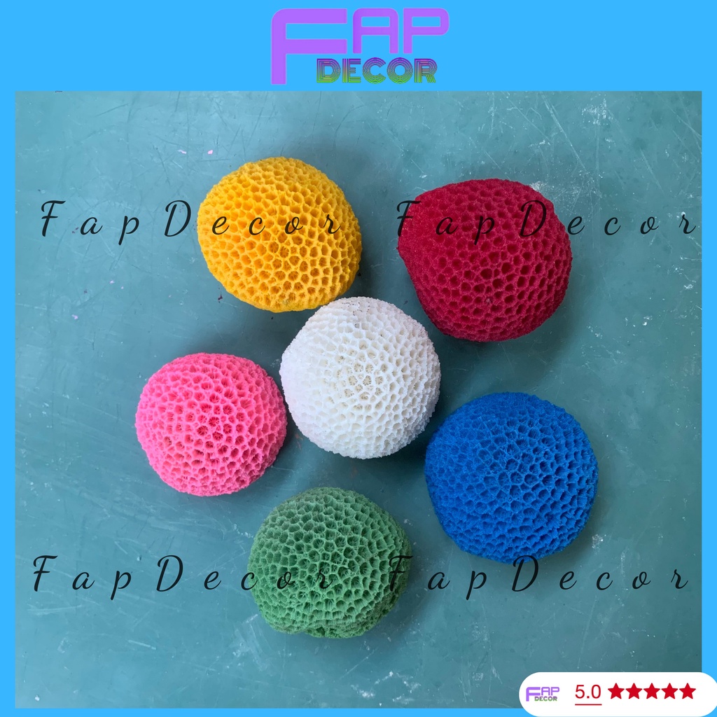 SAN HÔ BÁNH BAO PHONG THỦY PHỐI NHIỀU MÀU SIÊU ĐẸP TRANG TRÍ BỂ CÁ TIỂU CẢNH THỦY SINH - FAPDECOR