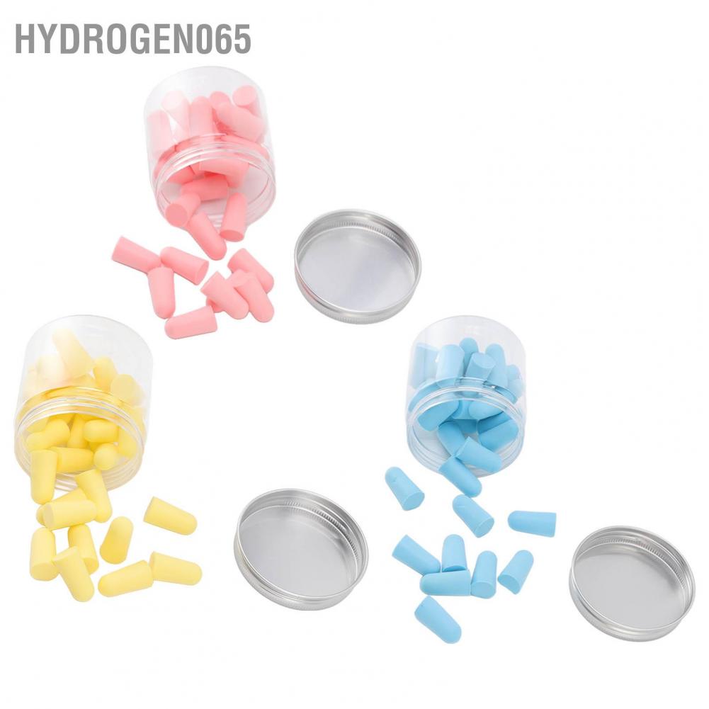 30 cái Bịt tai khi ngủ chống ồn Siêu mềm Bọt biển phục hồi chậm Tiếng Nút bịt cho giấc học tập làm việc Hydrogen065