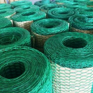 1 cuộn lưới sắt bọc nhựa cao 1met rào gà vịt