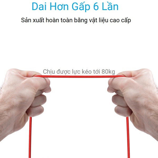 Cáp Lightning Anker Powerline+ - Dài 0.9m - A8121