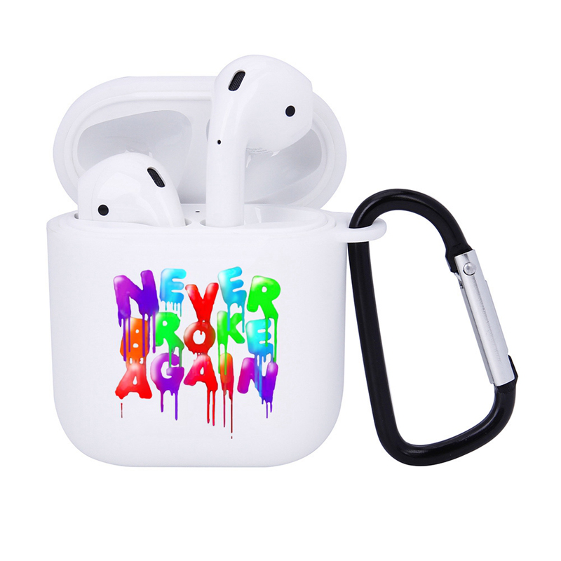 Vỏ Bảo Vệ Hộp Sạc Tai Nghe Airpods Hình Yajief Hengjiui Never Broke Again