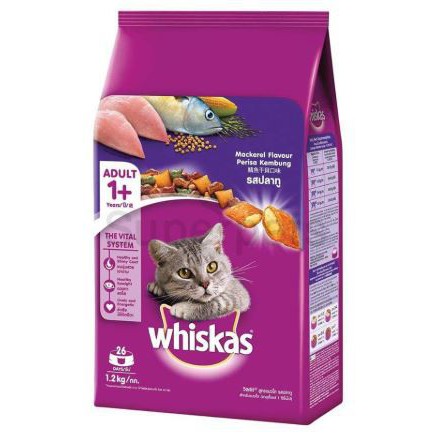 whiskas thức ăn cho mèo trưởng thành vị cá thu , cá ngừ,cá biển(400g -1.2kg)