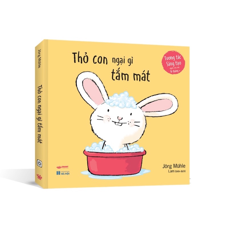 Sách Thỏ con tương tác sáng tạo (Crabit)