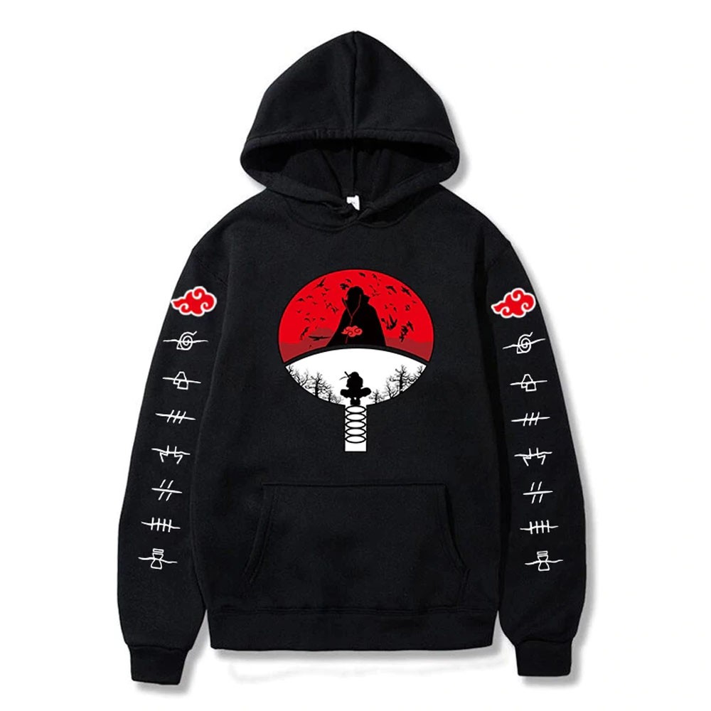 SALE- Áo Hoodie Itachi Uchiha - mẫu áo Naruto đẹp nhất  rẻ chất lượng