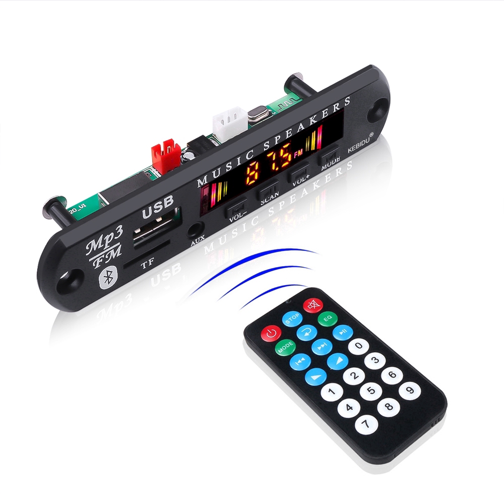 Bảng mạch giải mã âm thanh Bluetooth 5.0 Mp3 Wma 12v V20C cho xe hơi