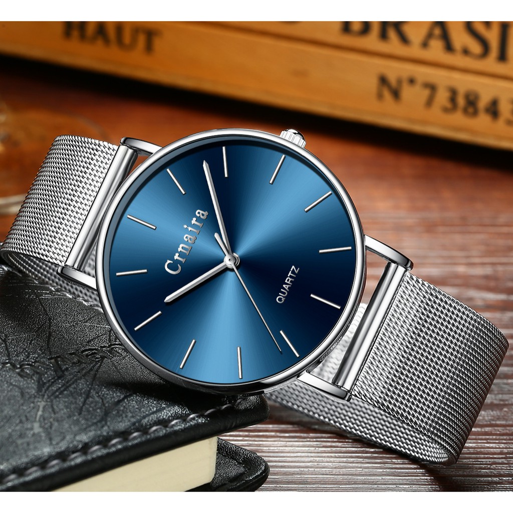 [FREESHIP50K] Đồng Hồ Nam CRNAIRA JAPAN CA0079 Máy Siêu Mỏng Dây Titanium Cao Cấp _Tặng vòng tay | BigBuy360 - bigbuy360.vn