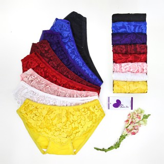 [SALE] Combo 10 quần lót chip nữ thun voan lưới phối ren đủ màu