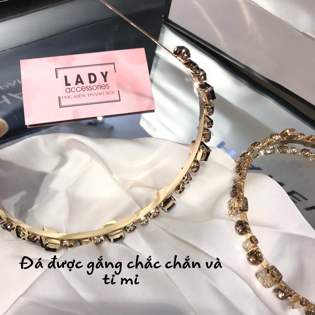 Bờm Tóc Cài Tóc Đá LADY
