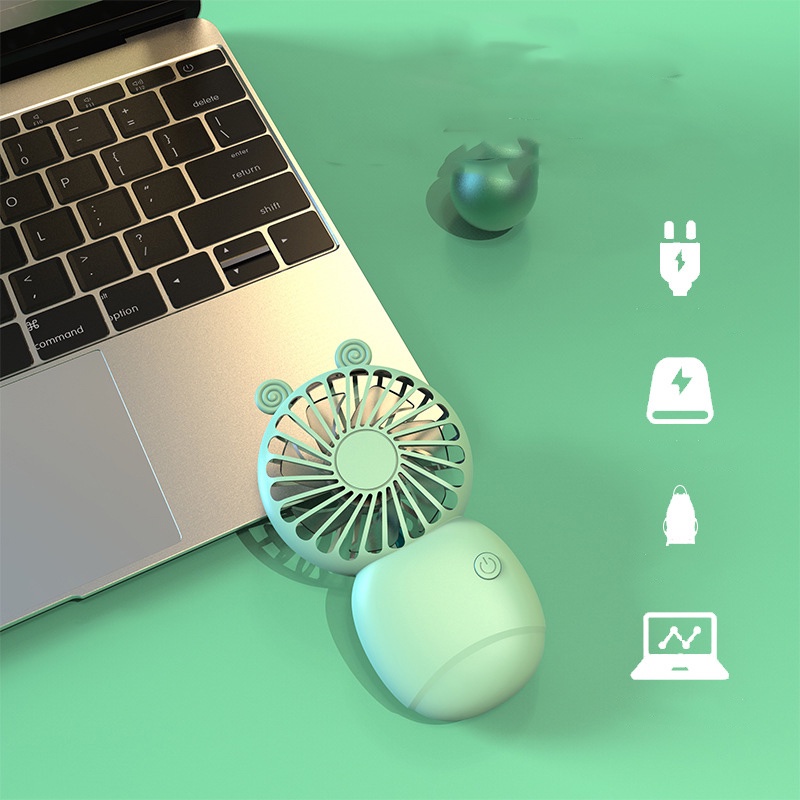 Quạt làm mát cầm tay mini Fnelse dễ thương có cổng sạc usb đa ứng dụng cho mùa hè