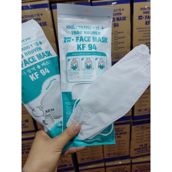 THÙNG 300 KHẨU TRANG 3D THẢO NGUYÊN 4 LỚP KHÁNG KHUẨN