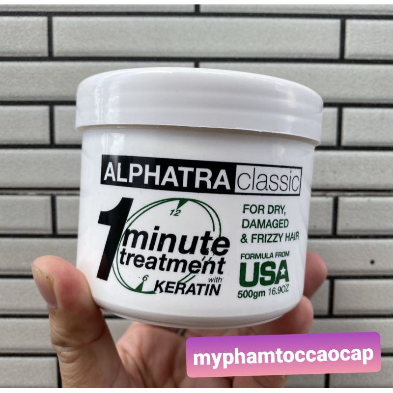 KEM Ủ 1 PHÚT ONE MINUTE TREATMENT ALPHATRA 500ML