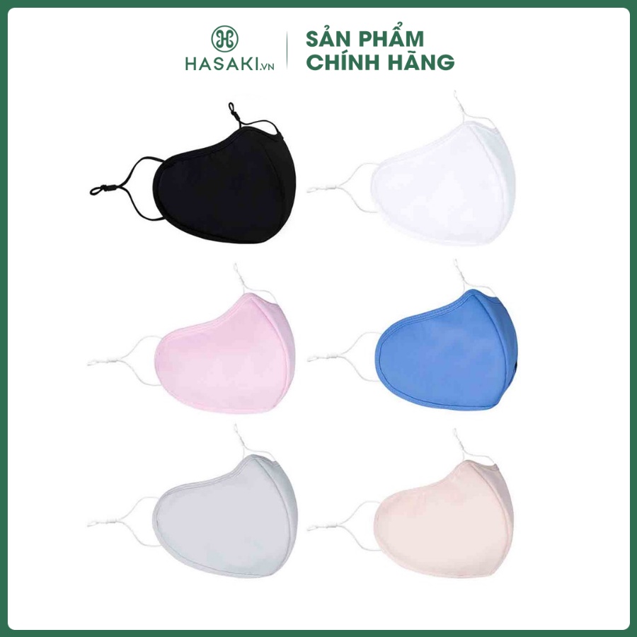 Khẩu Trang Vải Kháng Khuẩn Hasaki 3D Duo Nano Silver 4 Lớp Không Van
