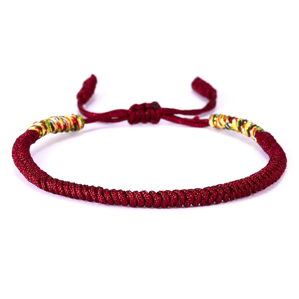 Vòng tay thời trang thắt nút có thể điều chỉnh cho nam nữ