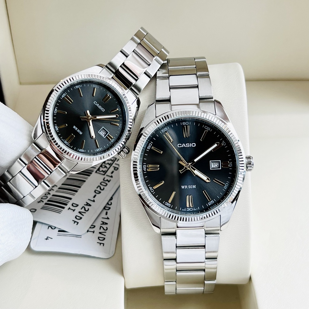 Đồng hồ nam nữ dây thép Casio MTP 1302D 1A1