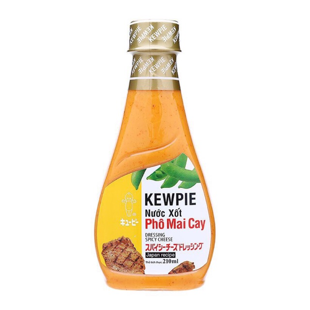 Nước Xốt Phô Mai Cay 210Ml Kewpie-Thùng 12 Chai