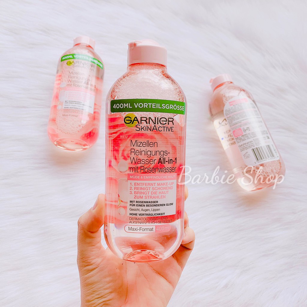 NƯỚC TẨY TRANG GARNIER SKINACTIVE ROSENWASSER 400ML - PHÁP