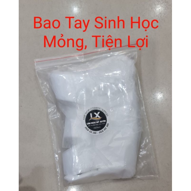 Bao tay nilong ni lông gai  Dày Mỏng❤ nhựa cao su cao cấp chia sẵn 1 lạng 100g rẻ cho quán ăn salon tóc nam nữ nail spa