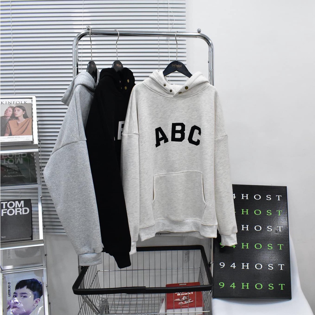 [Mã 12FASHIONSALE1 giảm 10K đơn 50K] Áo Hoodie ABC - Áo hoodie Unisex 94.host
