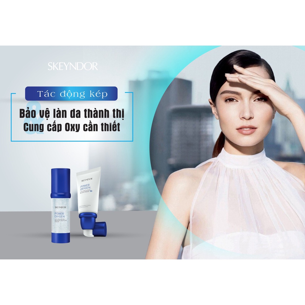 SKEYNDOR Power Oxygen Set Serum bảo vệ da 30ml và 4 ống tinh chất phục hồi da Uniqcure SOS Concentrate 8ml | BigBuy360 - bigbuy360.vn