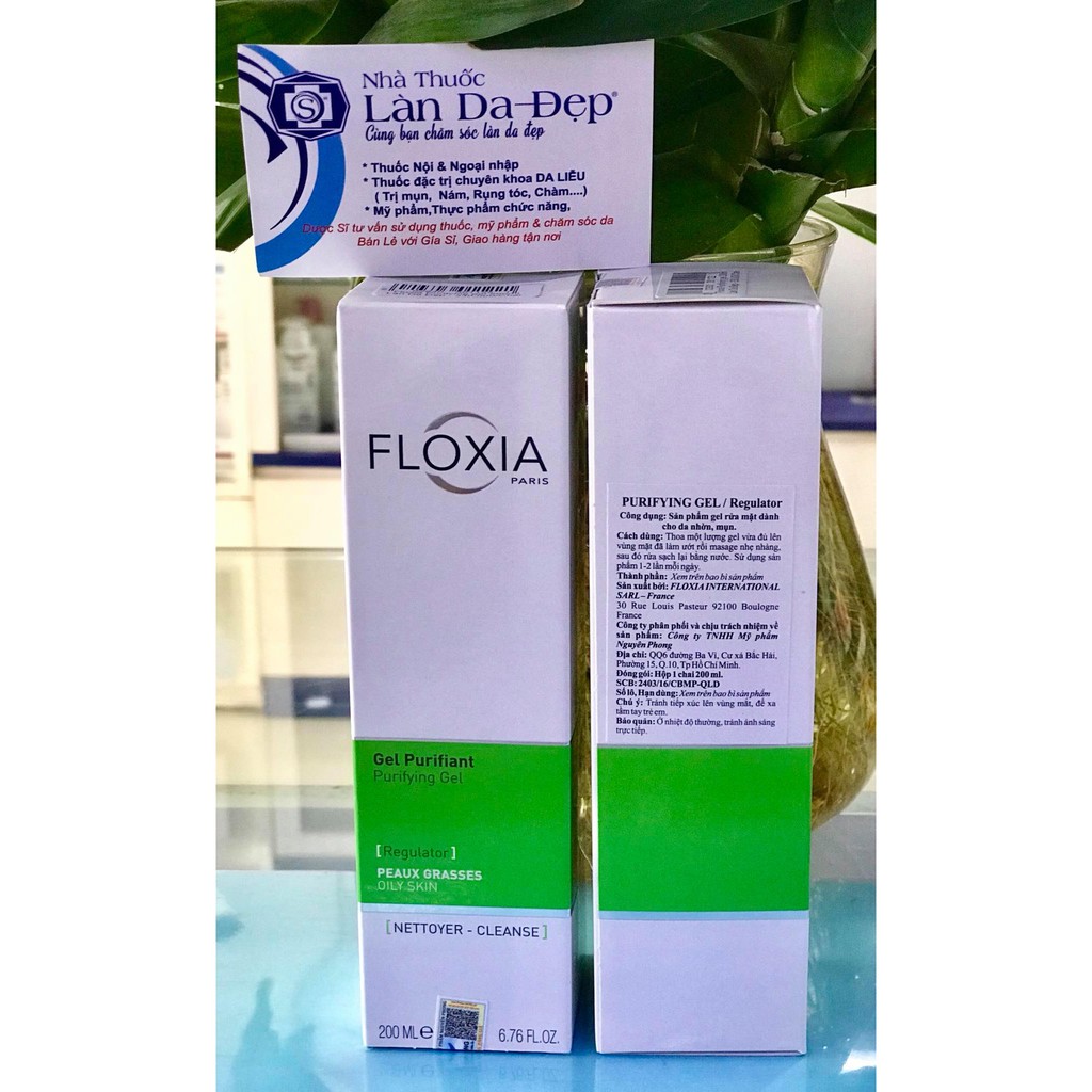 FLOXIA PURIFYING GEL - Gel rửa mặt dành cho da nhờn mụn (CHÍNH HÃNG Làn Da Đẹp) | BigBuy360 - bigbuy360.vn