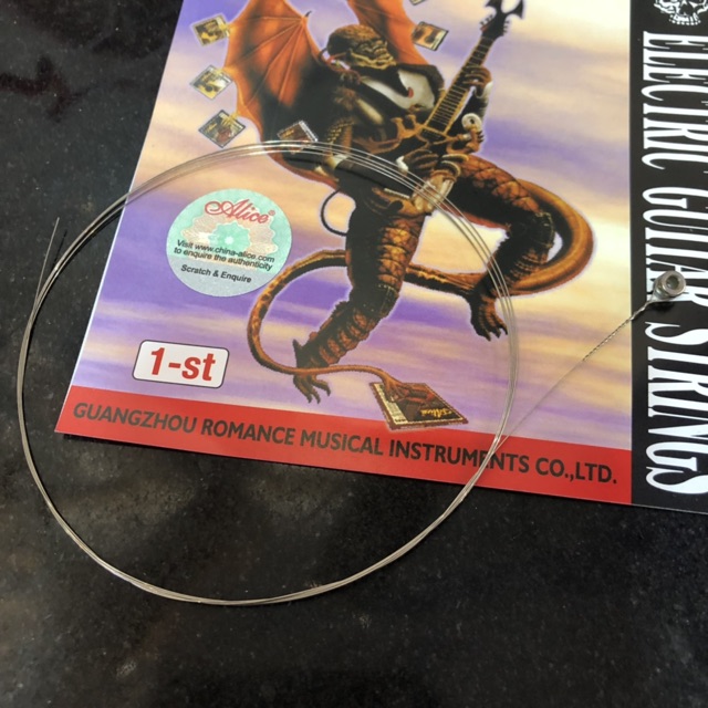 Dây lẻ guitar điện số 1 2 3 Alice