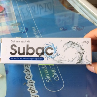 Gel làm sạch da Su Bạc