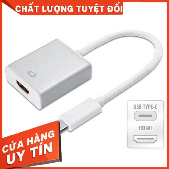 Dây Cáp Chuyển Đổi Usb type C ra Hdmi tivi màn hình cho điện thoại - máy tính - laptop -mac -game -phim-nhạc-trình chiếu